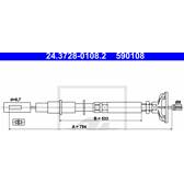Câble embrayage ATE - 24.3728-0108.2