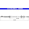 Cable Pull, clutch control ATE - 24.3728-2006.2