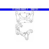 Carrier, brake caliper ATE - 11.0230-0663.1