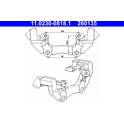 Carrier, brake caliper ATE - 11.0230-0818.1