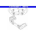 Carrier, brake caliper ATE - 11.8170-0407.1