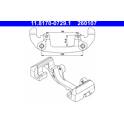 Carrier, brake caliper ATE - 11.8170-0729.1