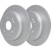 Jeu De Disques De Frein ATE 24.0110-0356.1 - Diamètre 272mm, Ép. 9.7mm - Compatible VW Golf VI, Touran, Audi A3, Seat Leon TDI