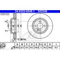 Jeu de 2 disques de frein ATE - 24.0322-0248.1
