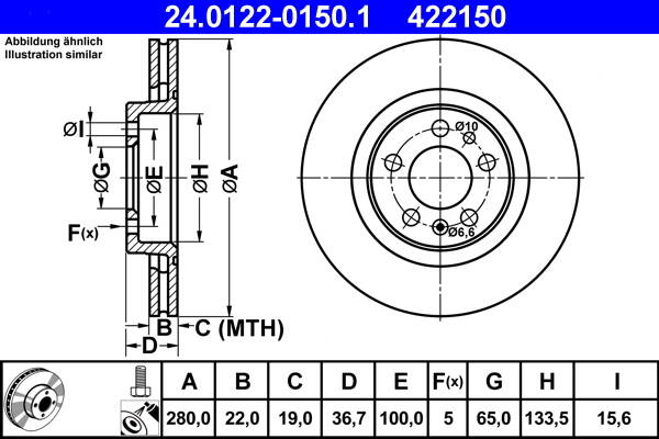 Brake disc set (2)