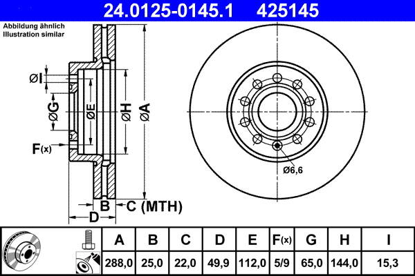 Brake disc set (2)
