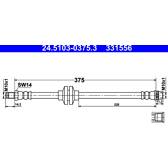Flexible de frein ATE - 24.5103-0375.3