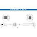 Flexible de frein ATE - 24.5104-0382.3