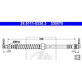 Flexible de frein ATE - 24.5111-0336.3