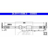 Flexible de frein ATE - 24.5111-0386.3