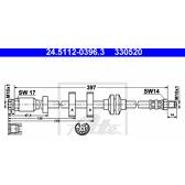 Flexible de frein ATE - 24.5112-0396.3