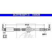 Flexible de frein ATE - 24.5118-0471.3