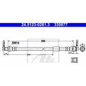 Flexible de frein ATE - 24.5123-0281.3