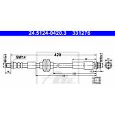 Flexible de frein ATE - 24.5124-0420.3