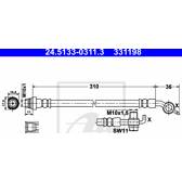 Flexible de frein ATE - 24.5133-0311.3