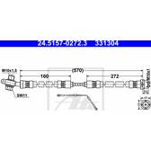 Flexible de frein ATE - 24.5157-0272.3