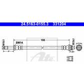 Flexible de frein ATE - 24.5163-0155.3