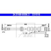 Flexible de frein ATE - 24.5169-0556.3