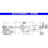 Flexible de frein ATE - 24.5176-0400.3