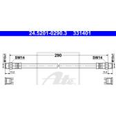Flexible de frein ATE - 24.5201-0290.3