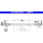 Flexible de frein ATE - 24.5238-0230.3