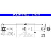 Flexible de frein ATE - 24.5241-0429.3