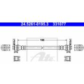 Flexible de frein ATE - 24.5261-0195.3