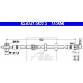 Flexible de frein ATE - 83.6247-0522.3