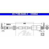 Flexible de frein ATE - 83.7188-0446.3
