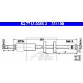 Flexible de frein ATE - 83.7713-0366.3