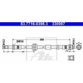 Flexible de frein ATE - 83.7716-0398.3
