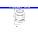 Fluid Reservoir, brake fluid ATE - 03.3508-3600.3
