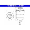Fluid Reservoir, brake fluid ATE - 03.3509-0100.3