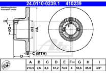 Brake disc set (2)