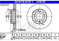 Brake disc set (2)