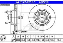 Brake disc set (2)