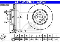 Brake disc set (2)