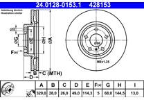 Brake disc (per unit)