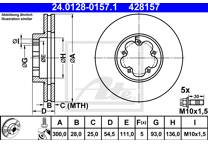 Brake disc (per unit)