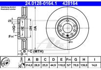 Brake disc (per unit)