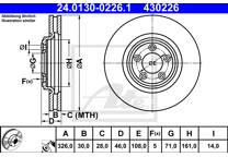 Brake disc (per unit)