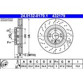 Brake disc (per unit) ATE - 24.0132-0179.1