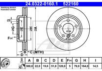 Brake disc set (2)