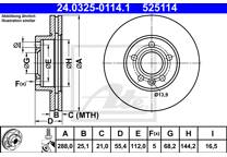 Brake disc set (2)