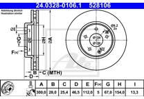 Brake disc set (2)