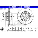 Brake disc (per unit) ATE - 24.0328-0142.1