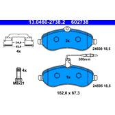 Front brake pad set ATE - 13.0460-2738.2