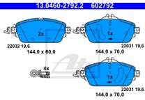 Front brake pad set