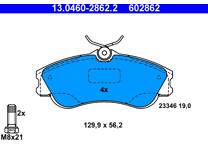 Front brake pad set