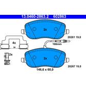 Front brake pad set ATE - 13.0460-2863.2